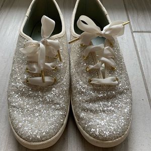 Keds Women's Champion Kate Spade Glitter Sneaker